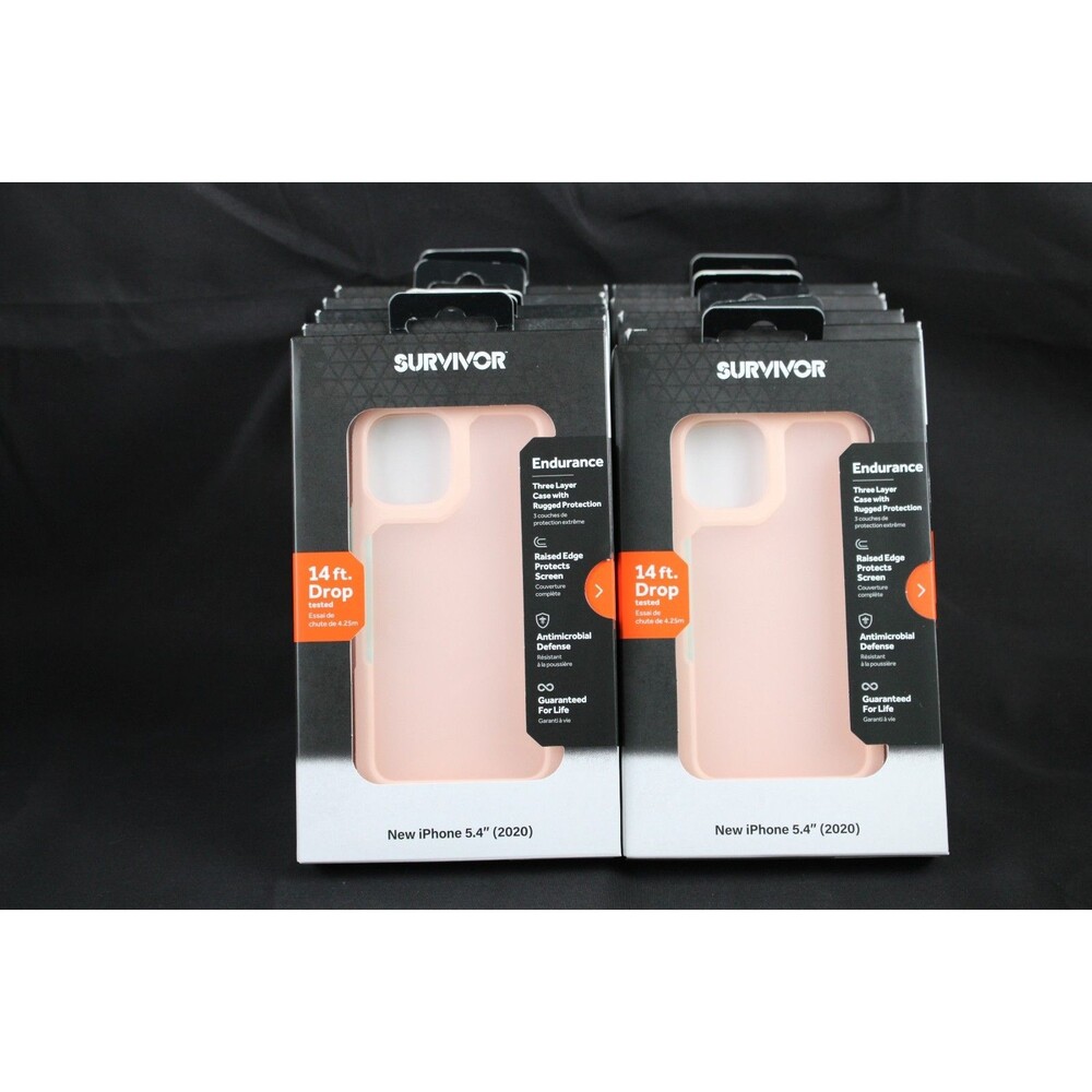 Griffin Survivor Endurance Series Case for Apple iPhone 12 Mini (5.4") - Pink